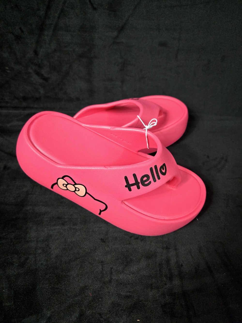 Pink Platform Thong Sandals Womens 39-40 250mm New Kawaii